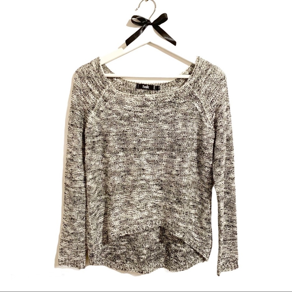 TWIK by Simons Metallic Knit Sweater